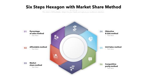 six steps hexagon with market share method ppt powerpoint presentation file example topics pdf six steps hexagon with market share method ppt powerpoint presentation file example topics pdf