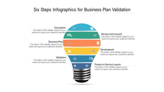 Six Steps Infographics For Business Plan Validation Ppt PowerPoint Presentation File Graphics Download PDF Six Steps Infographics For Business Plan Validation Ppt PowerPoint Presentation File Graphics Download PDF