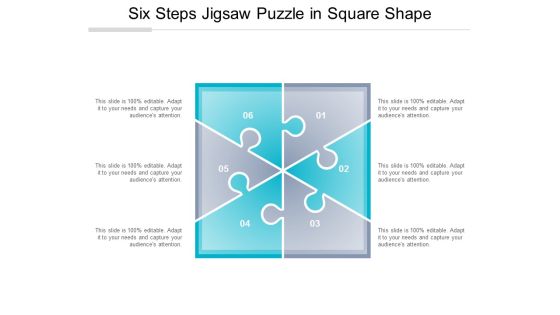 Six Steps Jigsaw Puzzle In Square Shape Ppt Powerpoint Presentation Infographic Template Example File Six Steps Jigsaw Puzzle In Square Shape Ppt Powerpoint Presentation Infographic Template Example File