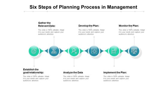 Six Steps Of Planning Process In Management Ppt PowerPoint Presentation Icon Inspiration PDF Six Steps Of Planning Process In Management Ppt PowerPoint Presentation Icon Inspiration PDF