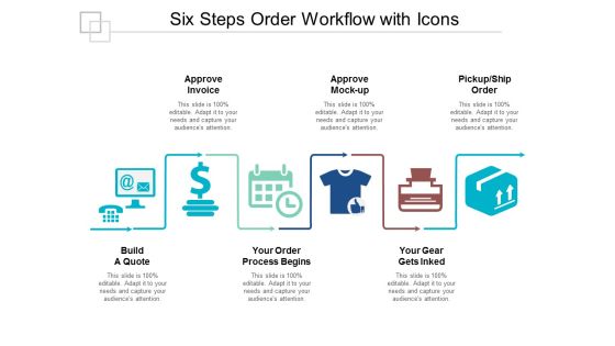 Six Steps Order Workflow With Icons Ppt PowerPoint Presentation Inspiration Background Designs Six Steps Order Workflow With Icons Ppt PowerPoint Presentation Inspiration Background Designs