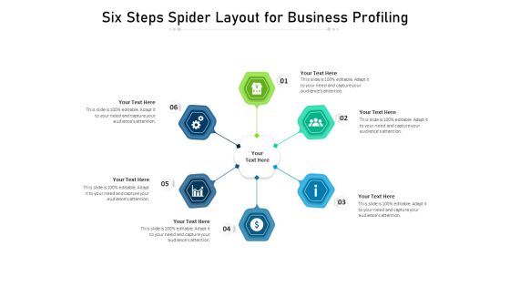 Six Steps Spider Layout For Business Profiling Ppt PowerPoint Presentation Icon Example File PDF Six Steps Spider Layout For Business Profiling Ppt PowerPoint Presentation Icon Example File PDF