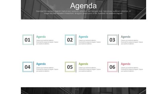 Six Steps To Build Marketing Agenda Powerpoint Slides Six Steps To Build Marketing Agenda Powerpoint Slides
