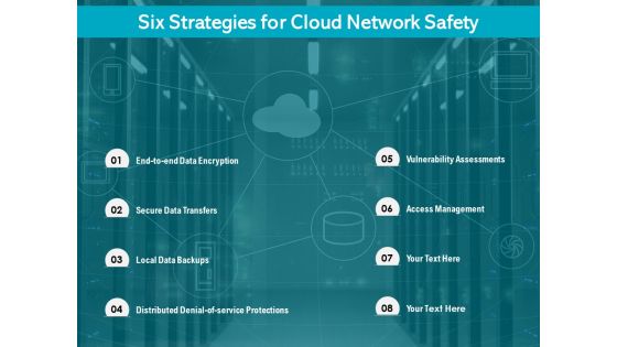 Six Strategies For Cloud Network Safety Ppt PowerPoint Presentation Gallery Slideshow PDF Six Strategies For Cloud Network Safety Ppt PowerPoint Presentation Gallery Slideshow PDF