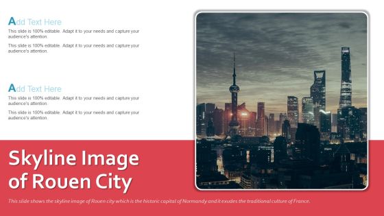 Skyline Image Of Rouen City PowerPoint Presentation Ppt Template PDF Skyline Image Of Rouen City PowerPoint Presentation Ppt Template PDF
