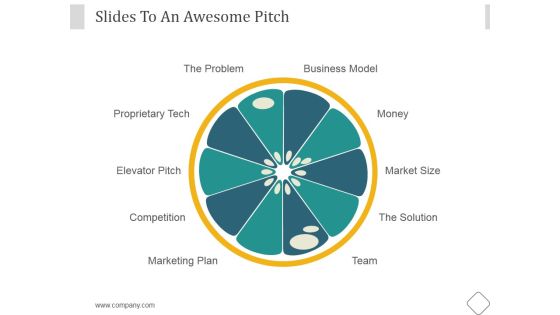 Slides To An Awesome Pitch Ppt PowerPoint Presentation Deck