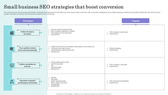 Small Business SEO Strategies That Boost Conversion Formats PDF