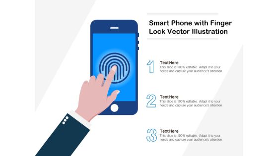 Smart Phone With Finger Lock Vector Illustration Ppt PowerPoint Presentation Professional Brochure PDF Smart Phone With Finger Lock Vector Illustration Ppt PowerPoint Presentation Professional Brochure PDF