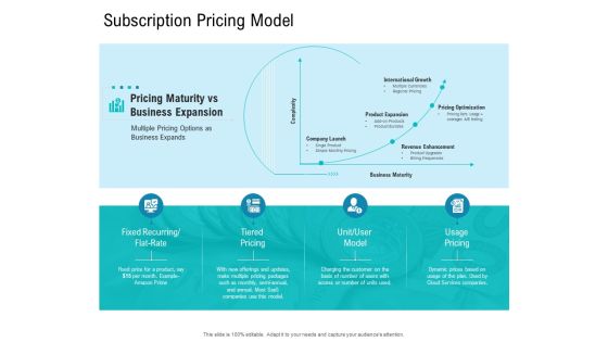 Smart Software Pricing Strategies Subscription Pricing Model Ppt Professional Templates PDF