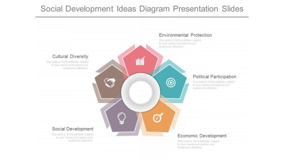 Social Development Ideas Diagram Presentation Slides Social Development Ideas Diagram Presentation Slides
