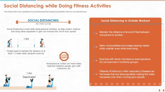 Social Distancing While Doing Fitness Activities Brochure PDF Social Distancing While Doing Fitness Activities Brochure PDF