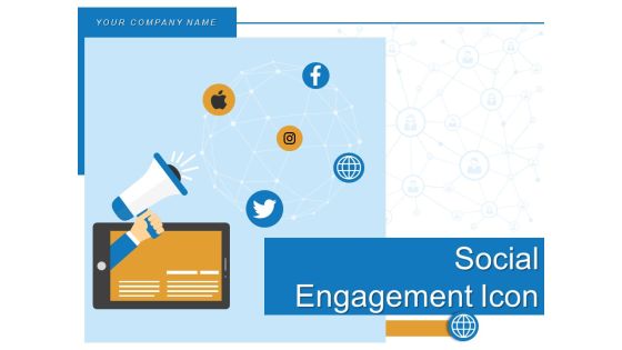 Social Engagement Icon Cloud Networking Electronic Devices Data Migration Ppt PowerPoint Presentation Complete Deck
