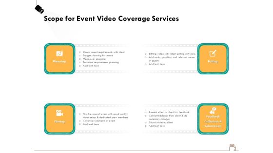 Social Gathering Movie Making Scope For Event Video Coverage Services Ppt Layouts Background Designs PDF Social Gathering Movie Making Scope For Event Video Coverage Services Ppt Layouts Background Designs PDF
