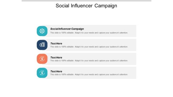 Social Influencer Campaign Ppt PowerPoint Presentation Professional Elements Cpb Social Influencer Campaign Ppt PowerPoint Presentation Professional Elements Cpb