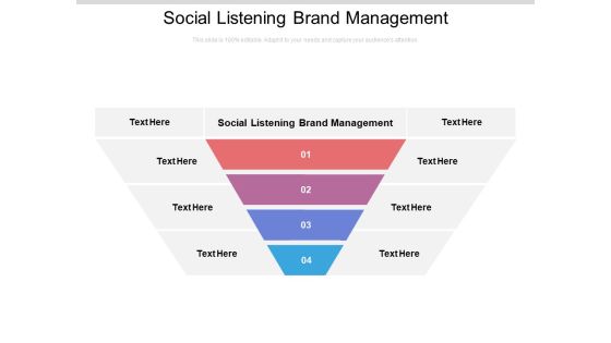 Social Listening Brand Management Ppt PowerPoint Presentation Summary Infographic Template Cpb Pdf