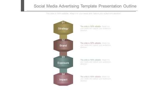 Social Media Advertising Template Presentation Outline Social Media Advertising Template Presentation Outline
