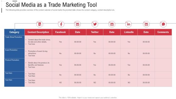 Social Media As A Trade Marketing Tool Online Trade Marketing And Promotion Demonstration PDF Social Media As A Trade Marketing Tool Online Trade Marketing And Promotion Demonstration PDF