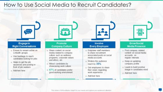 Social Media Hiring Process Optimization How To Use Social Media To Recruit Candidates Brochure PDF Social Media Hiring Process Optimization How To Use Social Media To Recruit Candidates Brochure PDF
