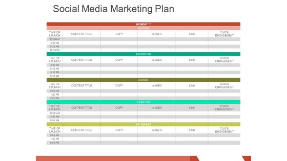Social Media Marketing Plan Ppt PowerPoint Presentation Slides Template Social Media Marketing Plan Ppt PowerPoint Presentation Slides Template