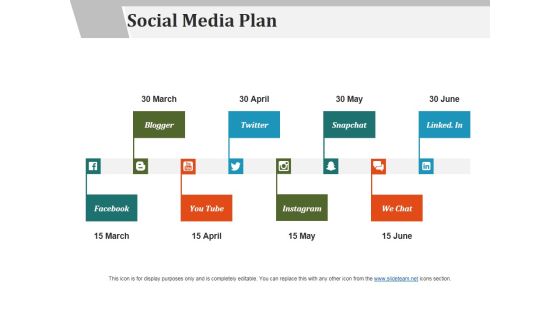 Social Media Plan Ppt PowerPoint Presentation Styles Example