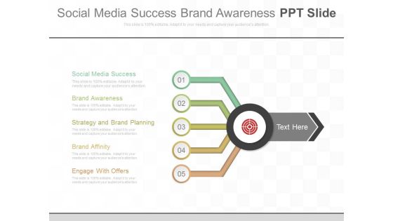 Social Media Success Brand Awareness Ppt Slide Social Media Success Brand Awareness Ppt Slide