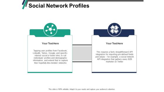 Social Network Profiles Ppt PowerPoint Presentation Icon Vector Social Network Profiles Ppt PowerPoint Presentation Icon Vector