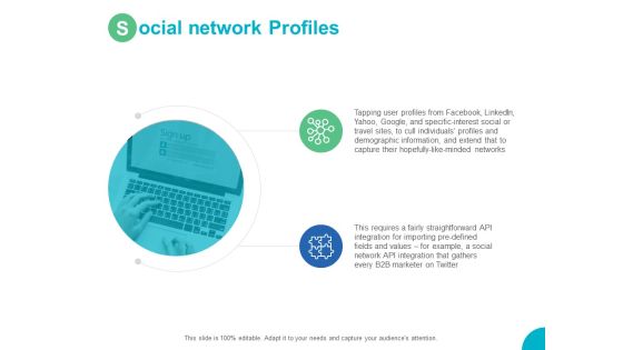 Social Network Profiles Technology Ppt PowerPoint Presentation Styles Deck