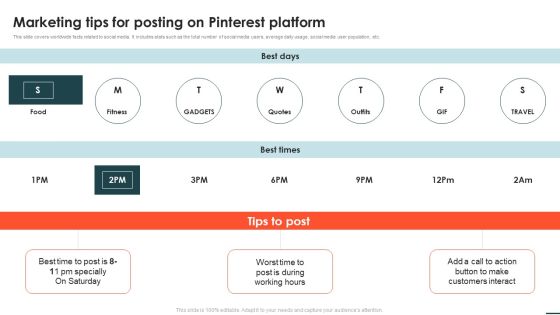 Social Networks Marketing Campaign Marketing Tips For Posting On Pinterest Platform Mockup PDF Social Networks Marketing Campaign Marketing Tips For Posting On Pinterest Platform Mockup PDF