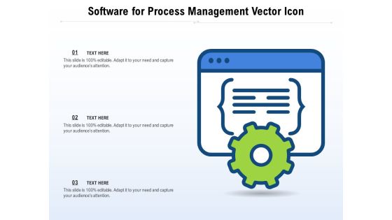 Software For Process Management Vector Icon Ppt PowerPoint Presentation Styles Layout PDF Software For Process Management Vector Icon Ppt PowerPoint Presentation Styles Layout PDF