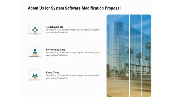 Software Maintenance About Us For System Software Modification Proposal Ppt PowerPoint Presentation Summary Graphic Tips PDF Software Maintenance About Us For System Software Modification Proposal Ppt PowerPoint Presentation Summary Graphic Tips PDF