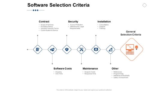 Software Selection Criteria Ppt PowerPoint Presentation Professional Layouts Software Selection Criteria Ppt PowerPoint Presentation Professional Layouts