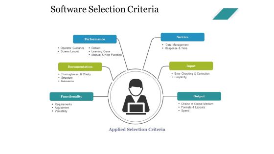 Software Selection Criteria Template 2 Ppt PowerPoint Presentation Layouts Graphics Tutorials Software Selection Criteria Template 2 Ppt PowerPoint Presentation Layouts Graphics Tutorials