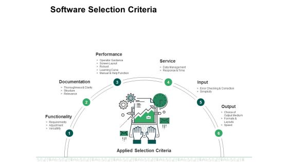 Software Selection Criteria Template 2 Ppt PowerPoint Presentation Visual Aids Pictures