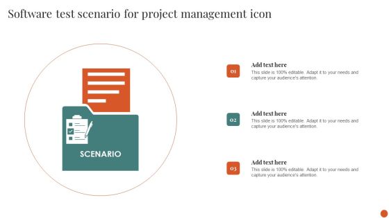 Software Test Scenario For Project Management Icon Formats PDF Software Test Scenario For Project Management Icon Formats PDF