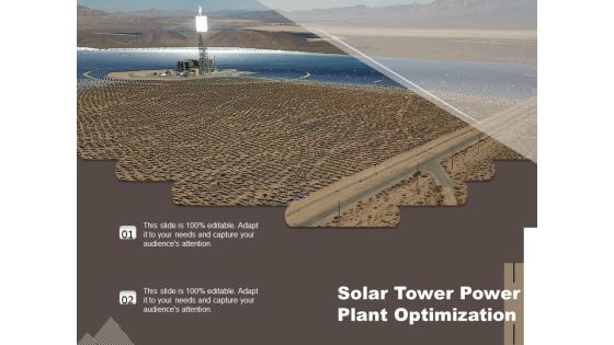 Solar Tower Power Plant Optimization Ppt PowerPoint Presentation File Example Introduction PDF
