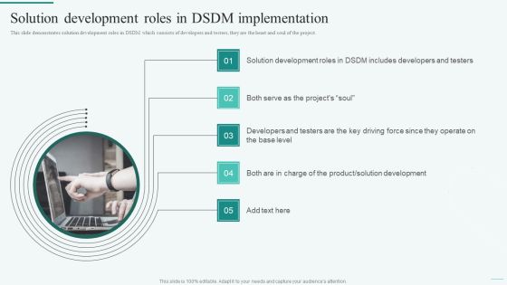 Solution Development Roles In DSDM Implementation Integration Of Dynamic System To Enhance Processes Ideas PDF Solution Development Roles In DSDM Implementation Integration Of Dynamic System To Enhance Processes Ideas PDF