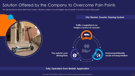 Solution Offered By The Company To Overcome Pain Points Ppt Layouts Design Ideas PDF
