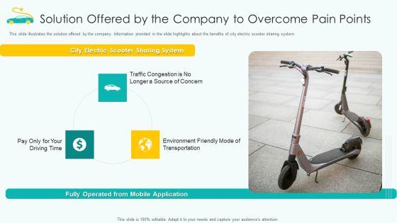 Solution Offered By The Company To Overcome Pain Points Sample PDF Solution Offered By The Company To Overcome Pain Points Sample PDF