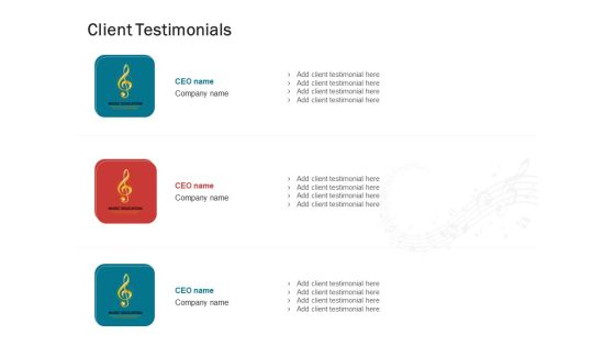 Sound Production Firm Agreement Proposal Client Testimonials Ppt Layouts Show PDF Sound Production Firm Agreement Proposal Client Testimonials Ppt Layouts Show PDF