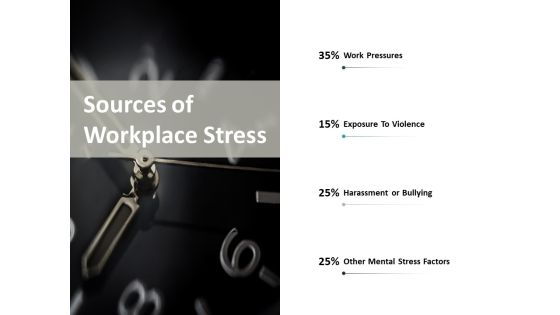 Sources Of Workplace Stress Ppt PowerPoint Presentation Icon Inspiration