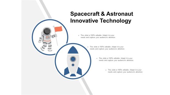 Spacecraft And Astronaut Innovative Technology Ppt PowerPoint Presentation Slides Microsoft