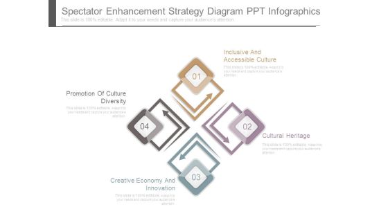 Spectator Enhancement Strategy Diagram Ppt Infographics Spectator Enhancement Strategy Diagram Ppt Infographics