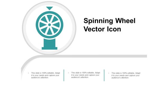 Spinning Wheel Vector Icon Ppt PowerPoint Presentation File Portrait Cpb