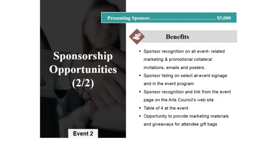 Sponsorship Opportunities Template 3 Ppt PowerPoint Presentation Inspiration Show