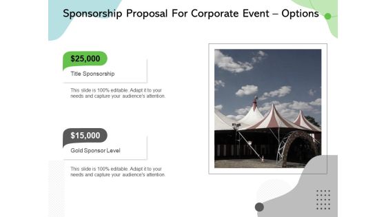 Sponsorship Proposal For Corporate Event Options Ppt Ideas Maker PDF Sponsorship Proposal For Corporate Event Options Ppt Ideas Maker PDF