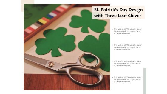 St Patricks Day Design With Three Leaf Clover Ppt Powerpoint Presentation Summary Backgrounds St Patricks Day Design With Three Leaf Clover Ppt Powerpoint Presentation Summary Backgrounds
