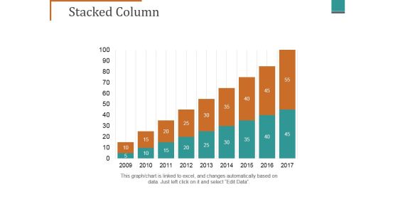 Stacked Column Ppt PowerPoint Presentation Pictures Graphics Design