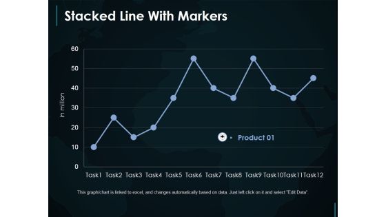 Stacked Line With Markers Ppt PowerPoint Presentation Gallery Inspiration