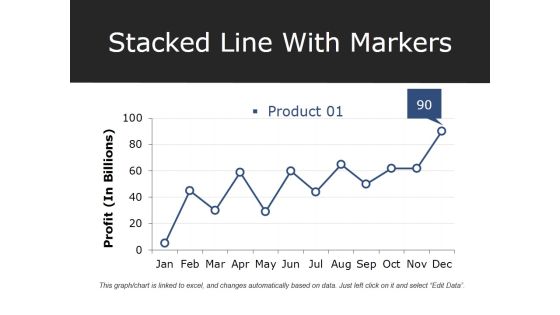 Stacked Line With Markers Ppt PowerPoint Presentation Professional Deck Stacked Line With Markers Ppt PowerPoint Presentation Professional Deck