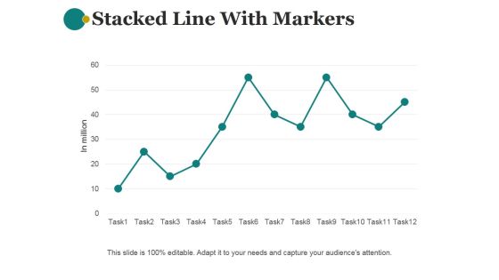 Stacked Line With Markers Template 2 Ppt PowerPoint Presentation Images